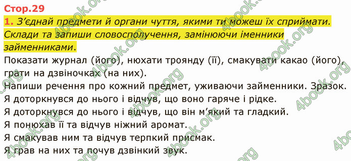 ГДЗ Зошит Українська мова 4 клас Большакова