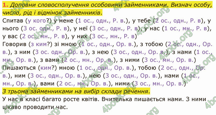 ГДЗ Зошит Українська мова 4 клас Большакова