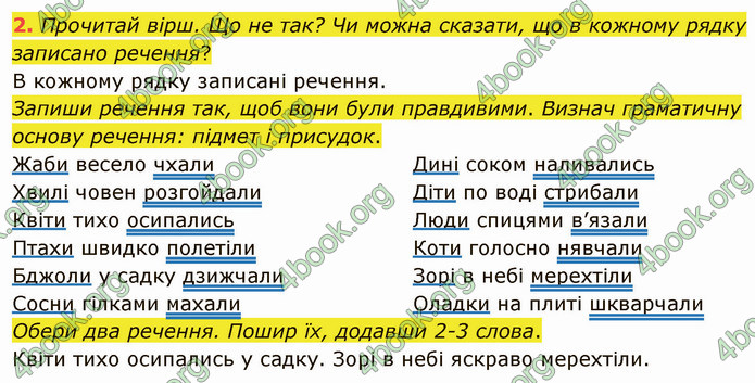 ГДЗ Зошит Українська мова 4 клас Большакова