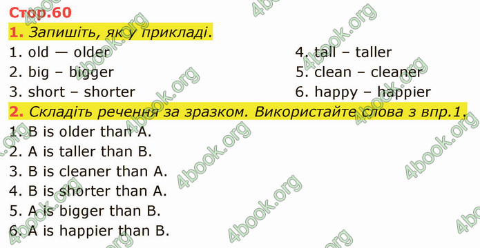 ГДЗ Зошит Англійська мова 4 клас Косован (Карпюк)