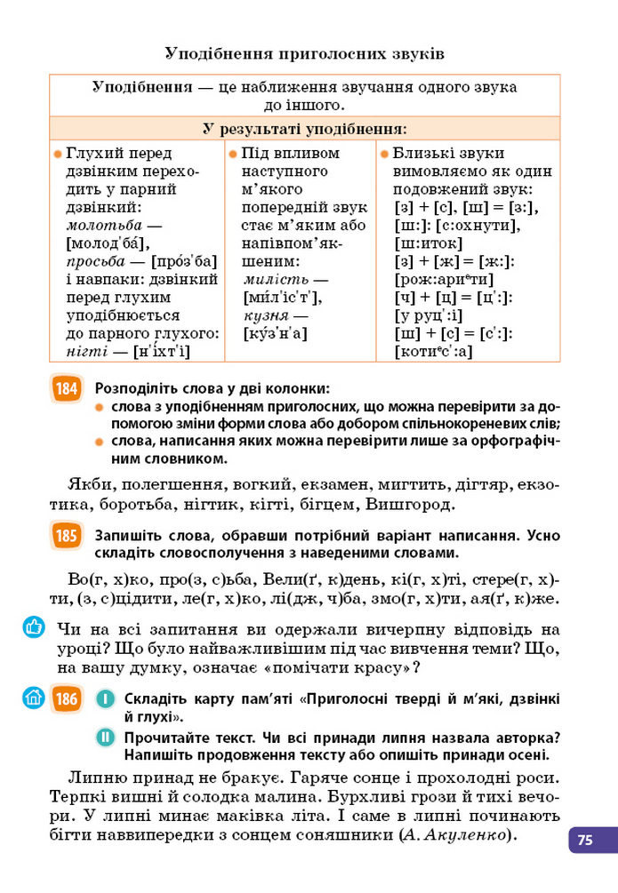 Українська мова 5 клас Голуб 2022