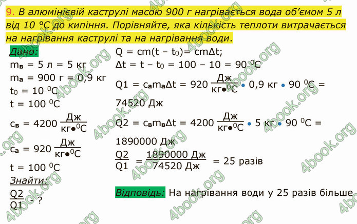 Відповіді Фізика 8 клас Засєкіна 2021-2016