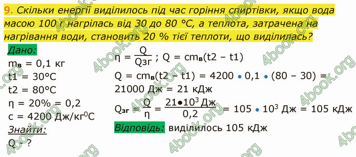 Відповіді Фізика 8 клас Засєкіна 2021-2016