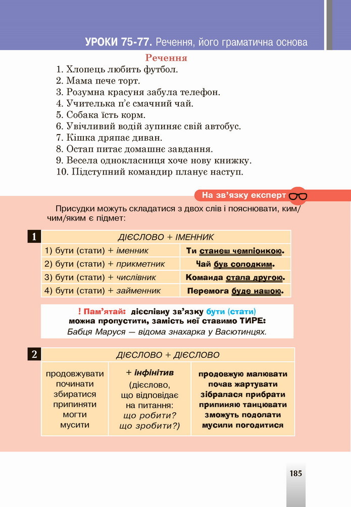 Українська мова 5 клас Онатій