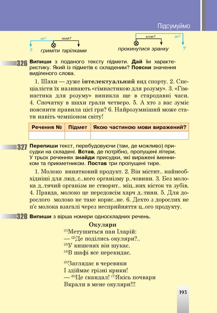 Українська мова 5 клас Онатій