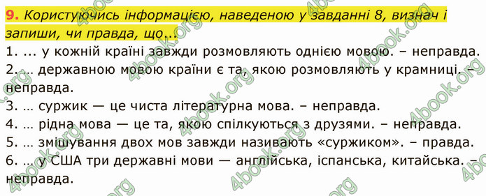 ГДЗ Українська мова 5 клас Онатій 2022