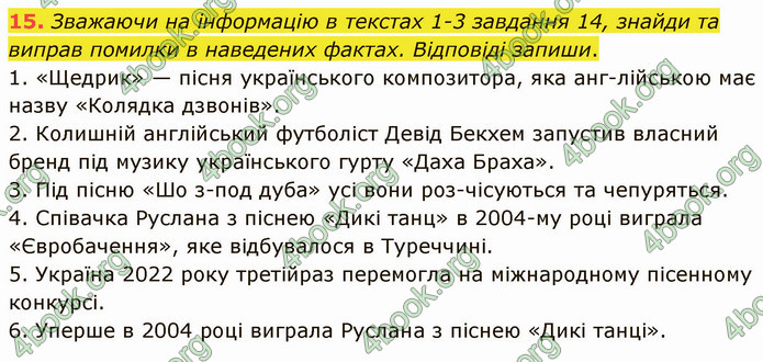 ГДЗ Українська мова 5 клас Онатій 2022