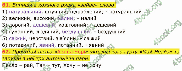 ГДЗ Українська мова 5 клас Онатій 2022