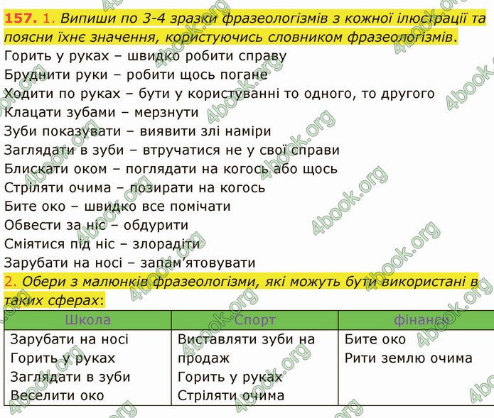 ГДЗ Українська мова 5 клас Онатій 2022