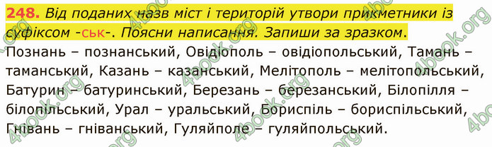 ГДЗ Українська мова 5 клас Онатій 2022