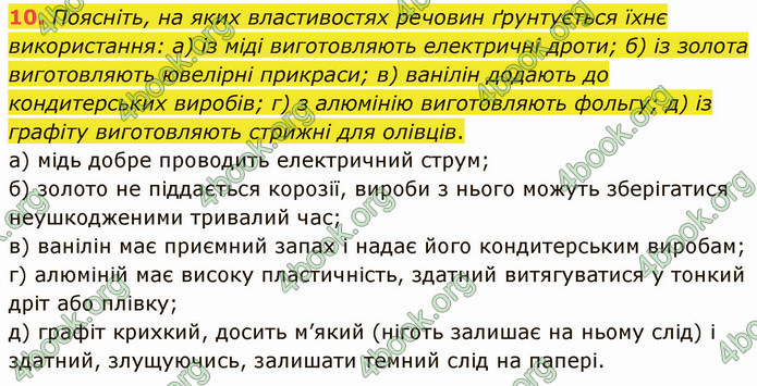 Відповіді Хімія 7 клас Григорович 2015. ГДЗ