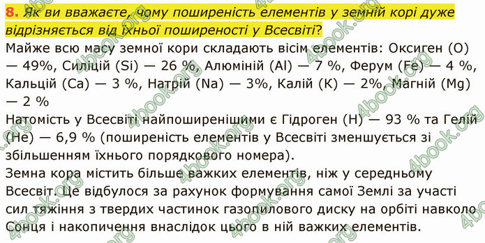 Відповіді Хімія 7 клас Григорович 2015. ГДЗ