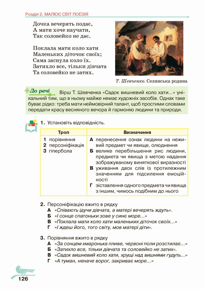 Українська література 5 клас Авраменко 2022