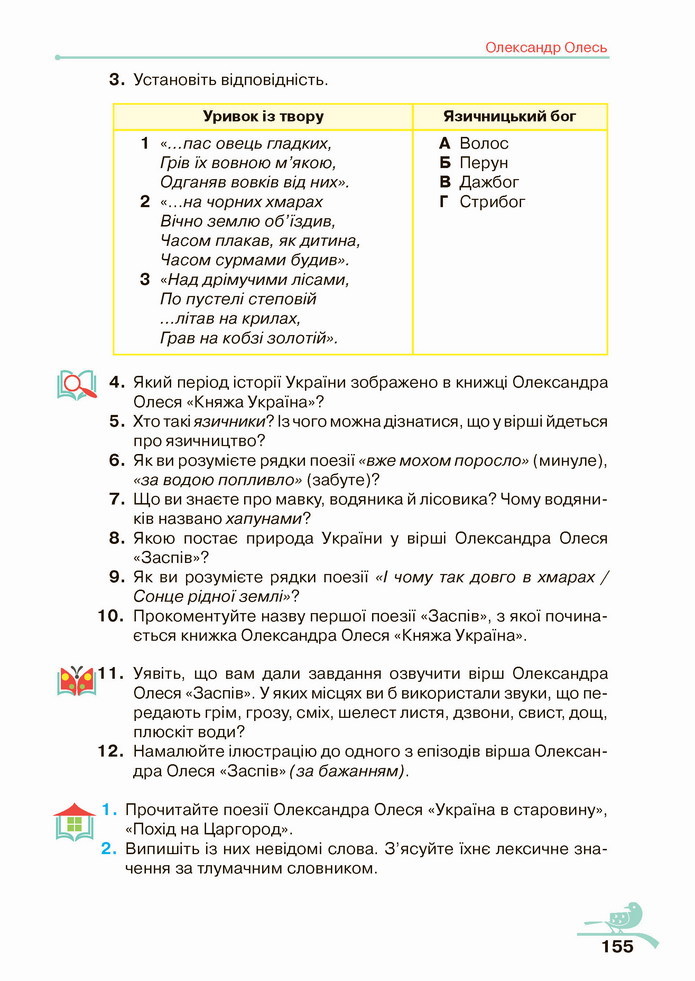 Українська література 5 клас Авраменко 2022