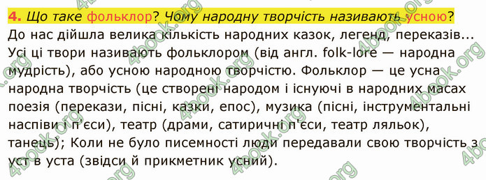 ГДЗ Українська література 5 клас Авраменко 2022