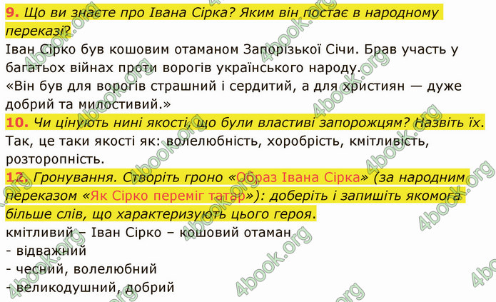 ГДЗ Українська література 5 клас Авраменко 2022