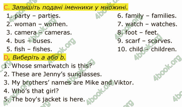 ГДЗ Англійська мова 5 клас Мітчелл