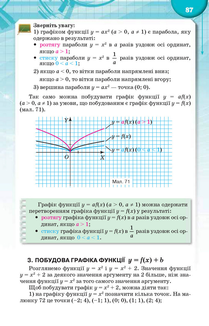 Підручник Алгебра 9 клас Тарасенкова 2017