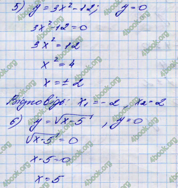 ГДЗ Алгебра 9 клас Тарасенкова