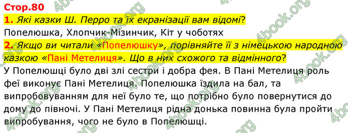 ГДЗ Зарубіжна література 5 клас Волощук 2022