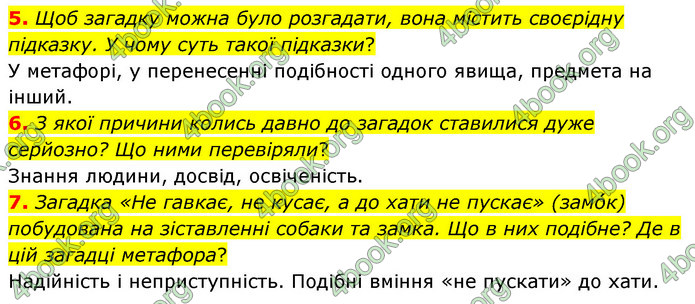 ГДЗ Українська література 5 клас Заболотний