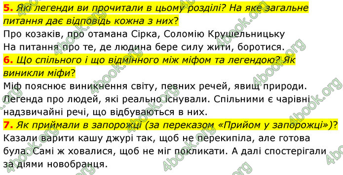 ГДЗ Українська література 5 клас Заболотний