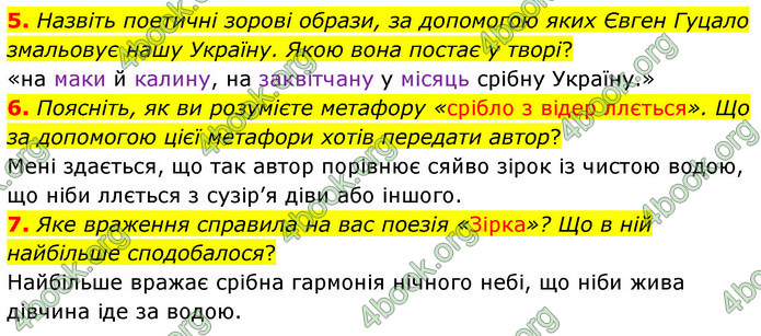 ГДЗ Українська література 5 клас Заболотний