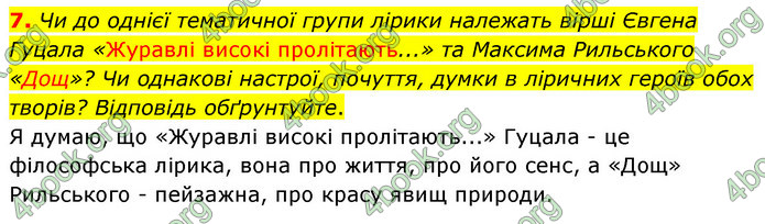 ГДЗ Українська література 5 клас Заболотний