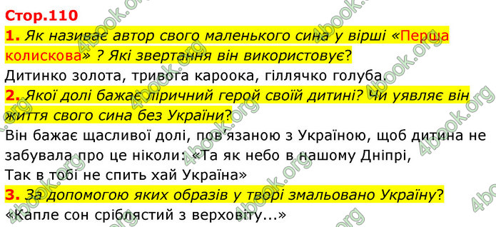 ГДЗ Українська література 5 клас Заболотний