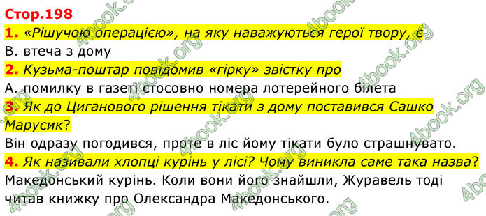 ГДЗ Українська література 5 клас Заболотний