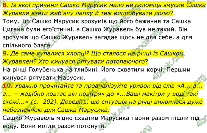 ГДЗ Українська література 5 клас Заболотний