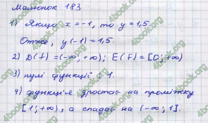 ГДЗ Алгебра 9 клас Тарасенкова