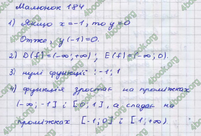 ГДЗ Алгебра 9 клас Тарасенкова