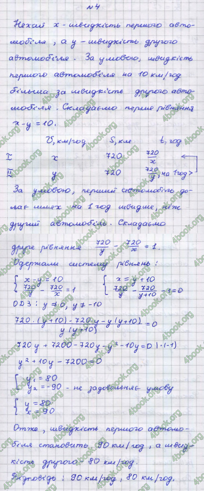 ГДЗ Алгебра 9 клас Тарасенкова