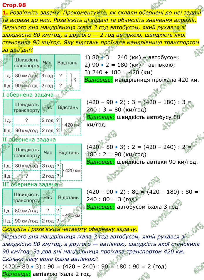 ГДЗ Математика 4 клас Логачевська (1 частина)