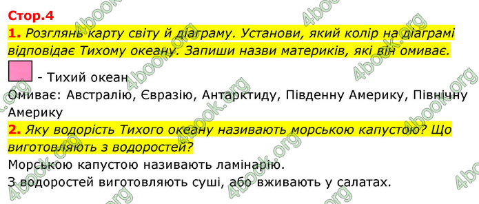 ГДЗ Зошит Я досліджую світ 4 клас Гільберг (1, 2 частина)