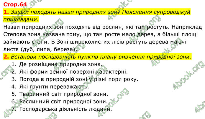 ГДЗ Зошит Я досліджую світ 4 клас Гільберг (1, 2 частина)