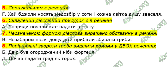 ГДЗ Українська мова 8 клас Заболотний 2021