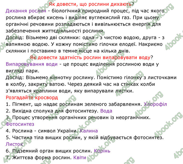 Відповіді Зошит Біологія 6 клас Соболь. ГДЗ