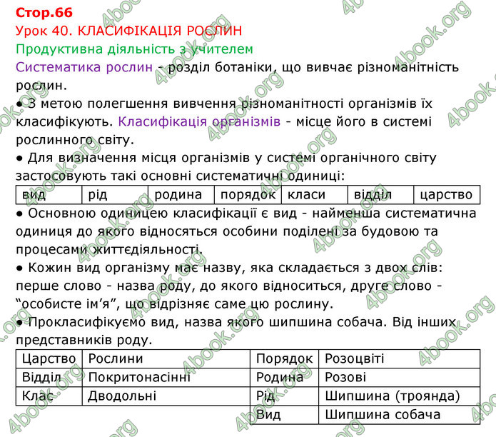 Відповіді Зошит Біологія 6 клас Соболь. ГДЗ