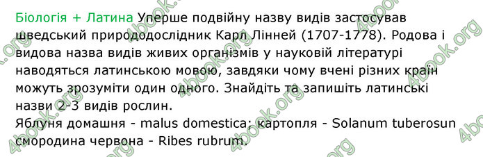 Відповіді Зошит Біологія 6 клас Соболь. ГДЗ