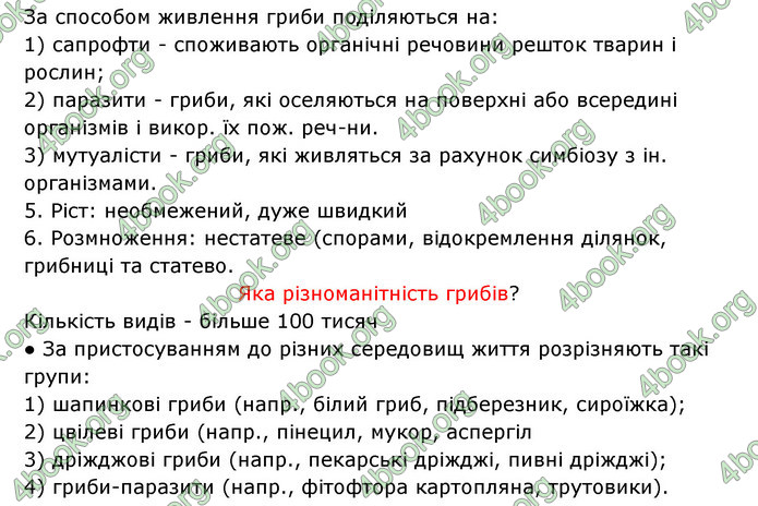 Відповіді Зошит Біологія 6 клас Соболь. ГДЗ