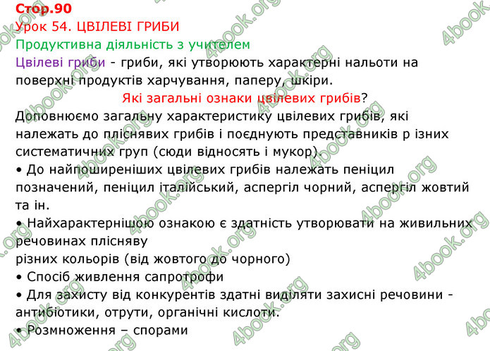 Відповіді Зошит Біологія 6 клас Соболь. ГДЗ