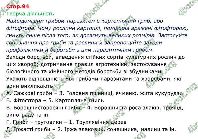 Відповіді Зошит Біологія 6 клас Соболь. ГДЗ