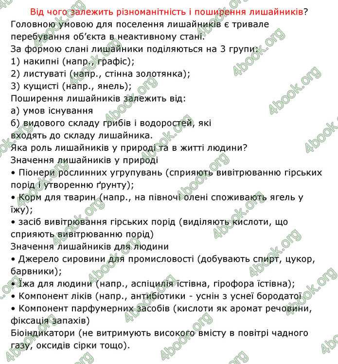 Відповіді Зошит Біологія 6 клас Соболь. ГДЗ