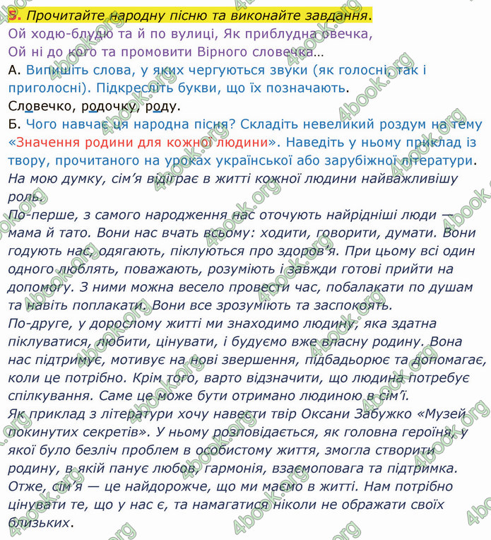 ГДЗ Українська мова 5 клас Авраменко 2022