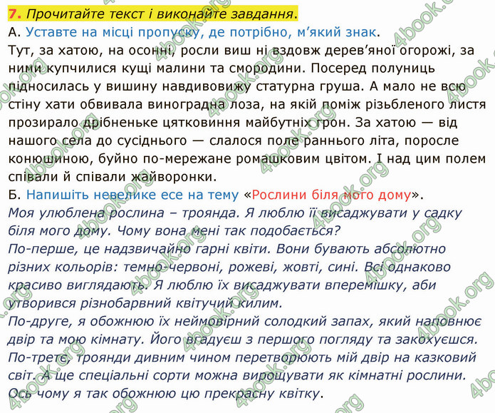 ГДЗ Українська мова 5 клас Авраменко 2022