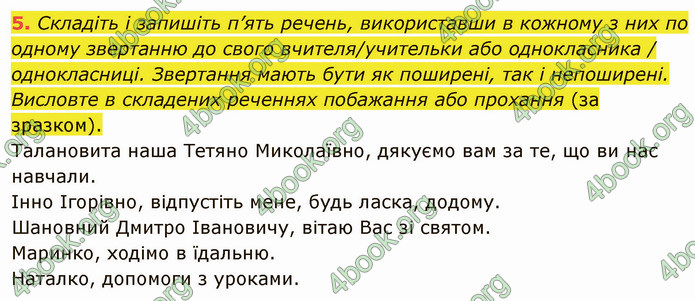 ГДЗ Українська мова 5 клас Авраменко 2022