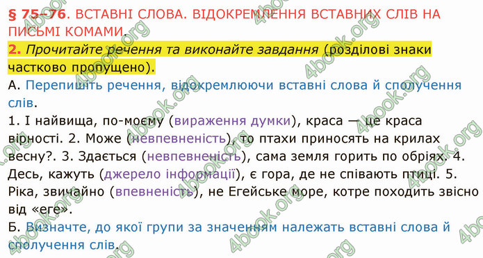 ГДЗ Українська мова 5 клас Авраменко 2022