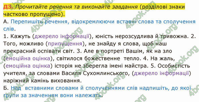 ГДЗ Українська мова 5 клас Авраменко 2022